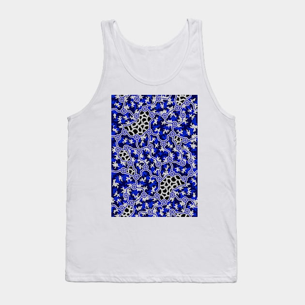 Aboriginal Art - The Pond Repeat Tank Top by hogartharts